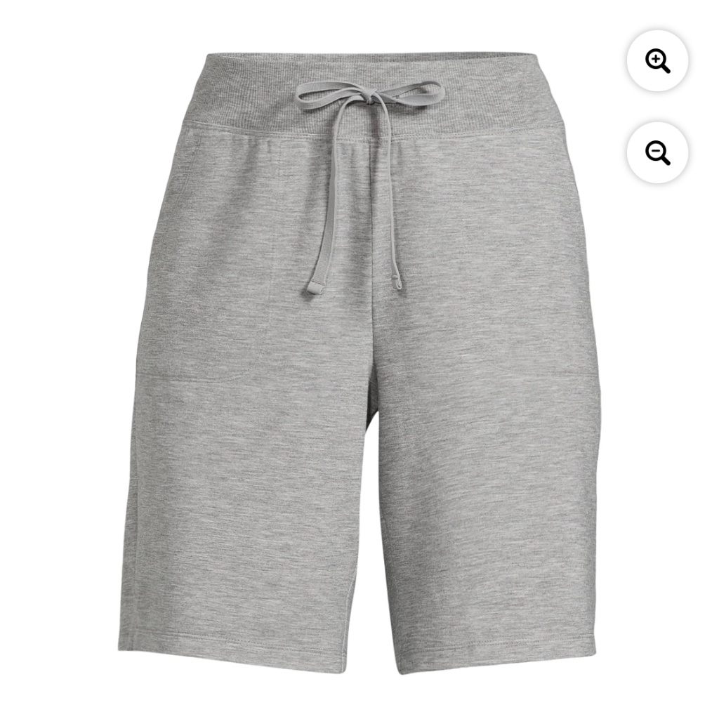 Athletic Works Women’s Med. Grey Heather Bermuda Shorts Size Small Nwt — image 7 of 7